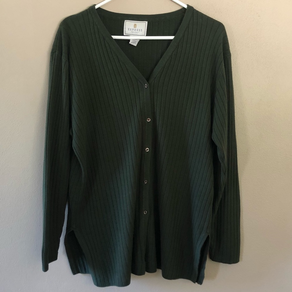 Express Tricot cardigan.